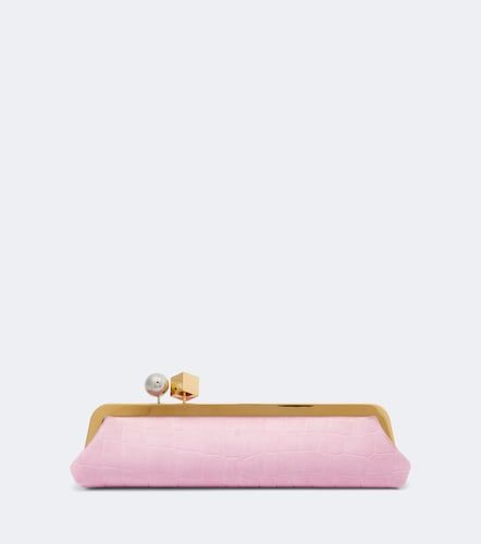 Salon croc-effect suede clutch - Jacquemus - Modalova