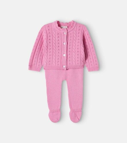 Bebé - Set de cárdigan y leggings de punto Dolly - Bebe Organic - Modalova
