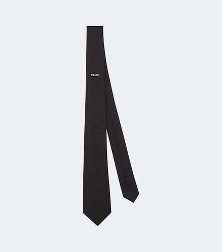 Prada Corbata de seda con logo - Prada - Modalova