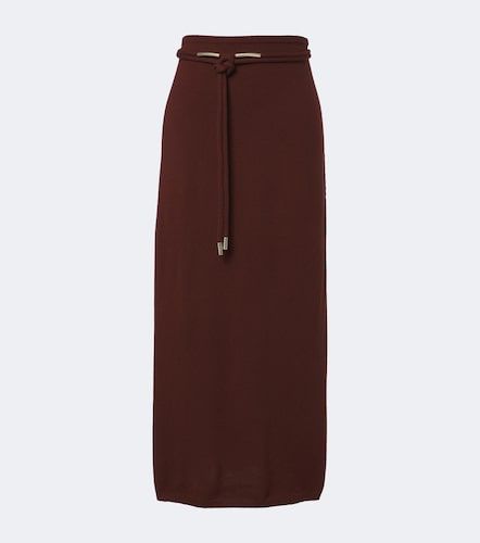 Max Mara Belted cashmere maxi skirt - Max Mara - Modalova