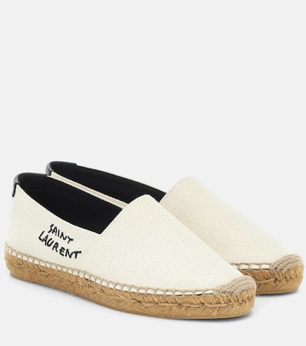 Embroidered canvas espadrilles - Saint Laurent - Modalova