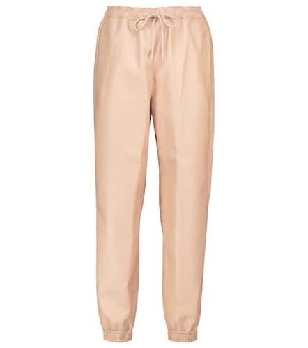 Faux leather sweatpants - Stella McCartney - Modalova