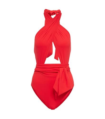 Cutout halterneck swimsuit - Karla Colletto - Modalova