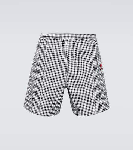 Ami de CÅur checked swim shorts - Ami Paris - Modalova