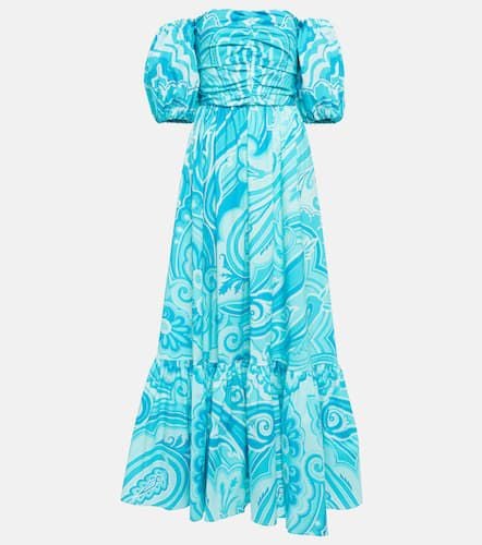 Paisley cotton-blend midi dress - Etro - Modalova