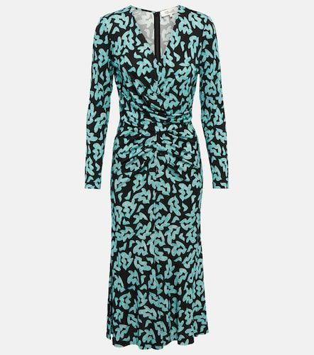 Abito midi con stampa - Diane von Furstenberg - Modalova