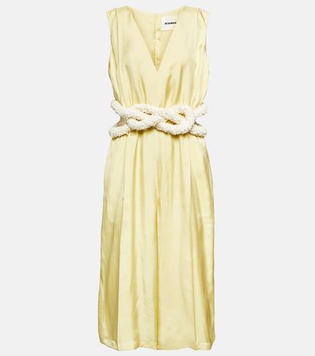 Jil Sander Mono de satén adornado - Jil Sander - Modalova