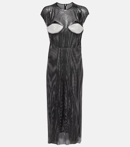 Crystal-embellished cutout midi dress - Christopher Kane - Modalova