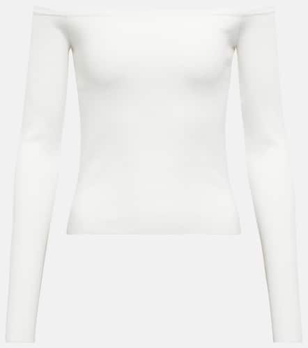 Ameri off-shoulder wool and silk top - Gabriela Hearst - Modalova