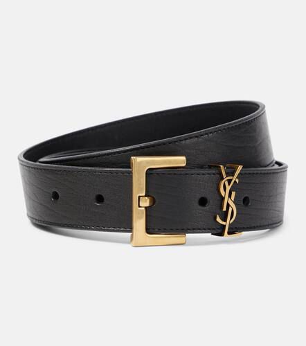 Cassandre leather belt - Saint Laurent - Modalova