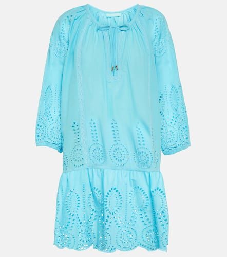 Ashley broderie anglaise cotton kaftan - Melissa Odabash - Modalova