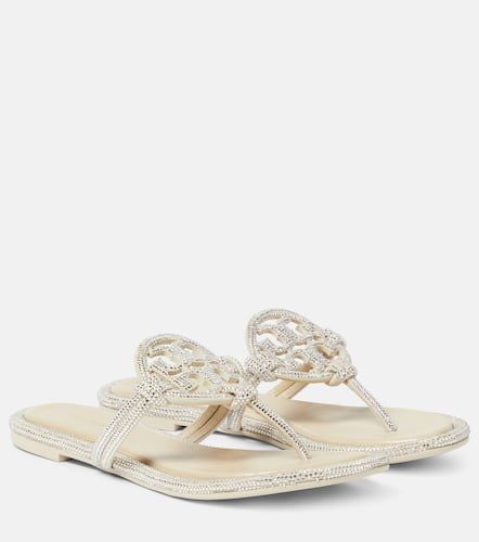 Miller crystal-embellished thong sandals - Tory Burch - Modalova