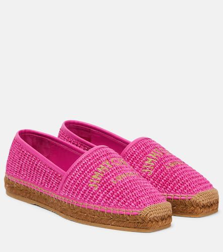 Brie Flat logo raffia espadrilles - Jimmy Choo - Modalova