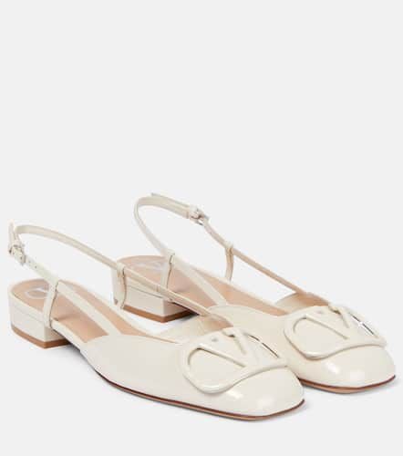 VLogo Signature patent leather slingback pumps - Valentino Garavani - Modalova