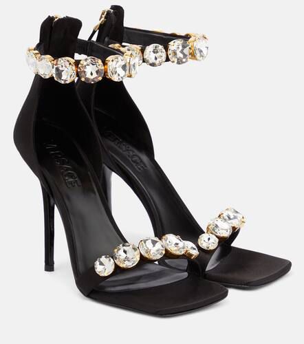 Heel Sandals VERSACE Black