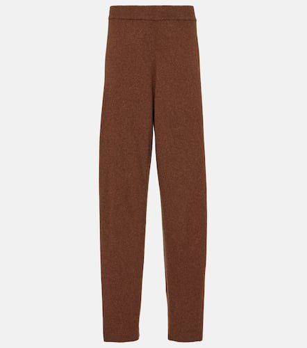 High-rise straight wool pants - Lemaire - Modalova