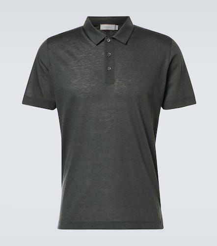 Canali Cotton-blend polo shirt - Canali - Modalova