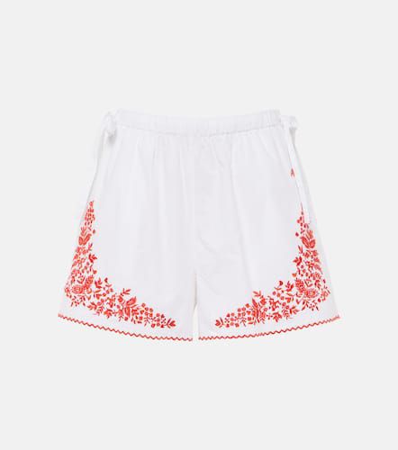 AlÃ©mais Hearts embroidered cotton shorts - Alemais - Modalova
