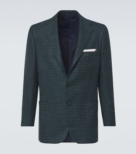 Blazer aus Wolle, Seide und Leinen - Kiton - Modalova