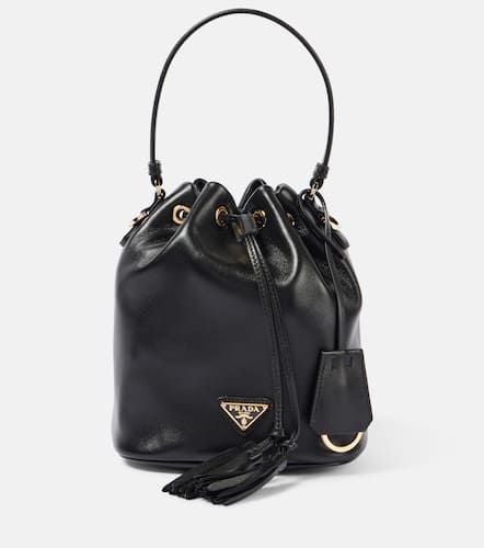 Prada Small leather bucket bag - Prada - Modalova