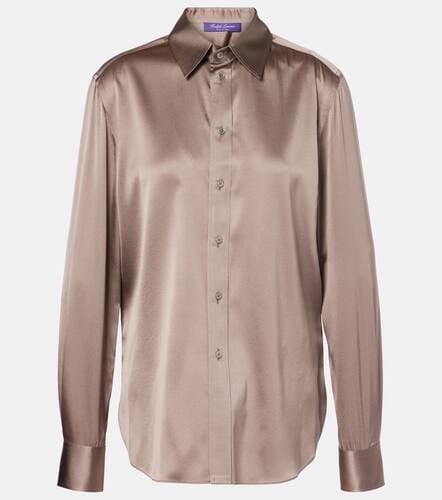 Silk-blend satin shirt - Ralph Lauren Collection - Modalova