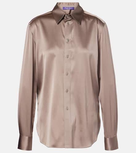 Silk-blend satin shirt - Ralph Lauren Collection - Modalova