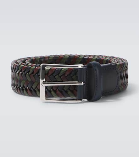 Rubinacci Woven leather belt - Rubinacci - Modalova