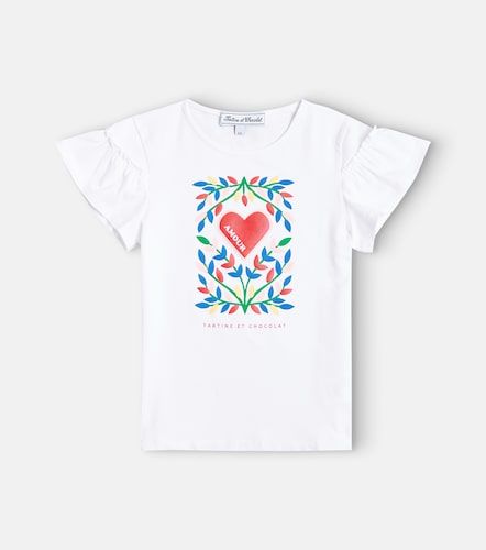 Camiseta de algodón estampada - Tartine et Chocolat - Modalova