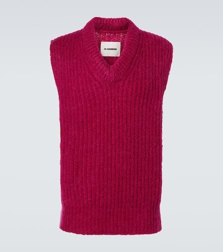 Mohair and wool sweater vest - Jil Sander - Modalova