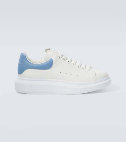 Oversized leather sneakers - Alexander McQueen - Modalova