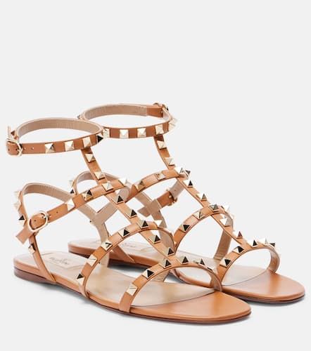 Sandali Rockstud in pelle - Valentino Garavani - Modalova
