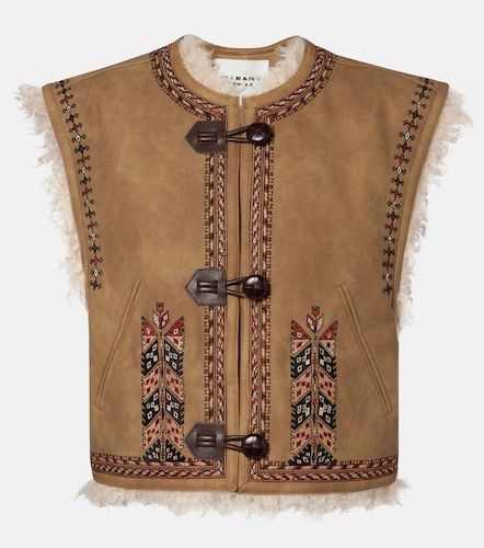Chaleco Clemencia bordado - Marant Etoile - Modalova