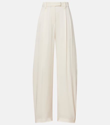 Mid-rise silk straight pants - Brunello Cucinelli - Modalova