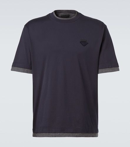 Prada T-shirt in jersey di cotone - Prada - Modalova