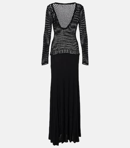 Sheer cotton-blend maxi dress - Christopher Esber - Modalova