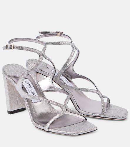 Azie 85 metallic leather sandals - Jimmy Choo - Modalova