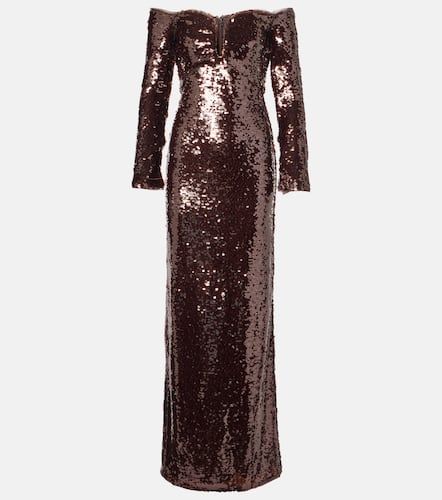 Off-shoulder sequined gown - Self-Portrait - Modalova