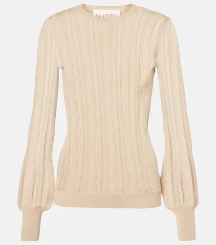 Maglia virgin wool sweater - Valentino Garavani - Modalova
