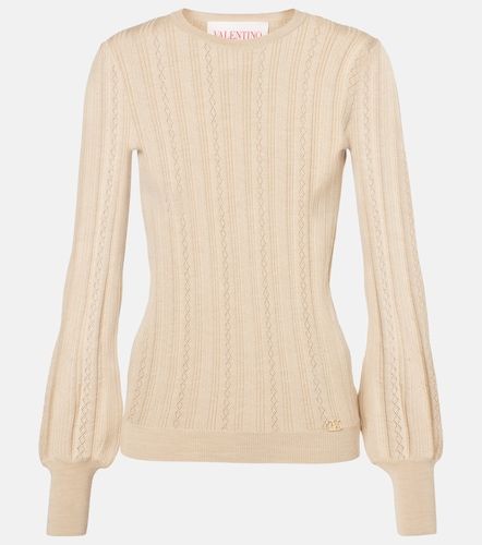 Pullover Maglia aus Schurwolle - Valentino Garavani - Modalova