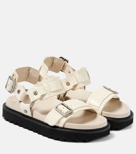 Sandalias con plataforma de piel - Acne Studios - Modalova