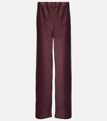 High-rise satin wide-leg pants - Vince - Modalova