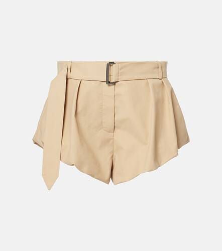 High-rise cotton-blend shorts - Magda Butrym - Modalova