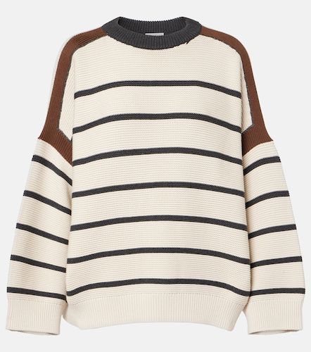 Jersey de algodón a rayas - Brunello Cucinelli - Modalova