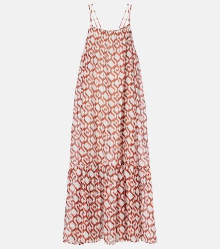 Alisso printed cotton and silk midi dress - Max Mara - Modalova
