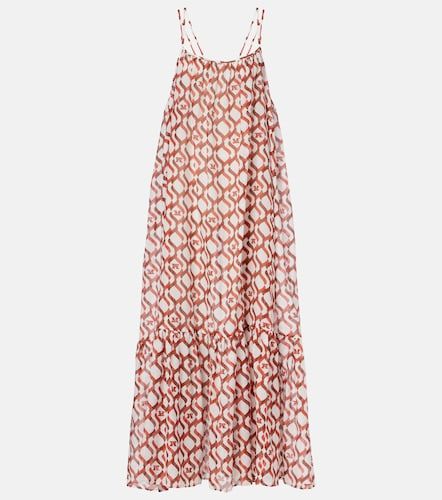 Vestido midi Alisso de algodón y seda - Max Mara - Modalova