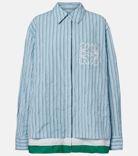 Camicia Anagram in popeline di misto cotone - Loewe - Modalova