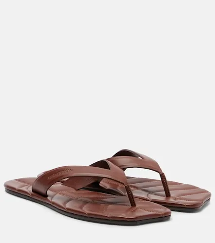 Leaf leather thong sandals - JW Anderson - Modalova