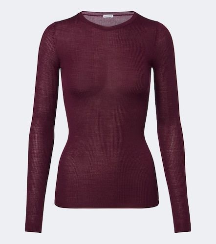 Gerippter Pullover aus Wolle - Jil Sander - Modalova