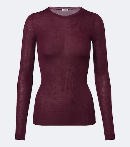 Jil Sander Pullover in lana a coste - Jil Sander - Modalova