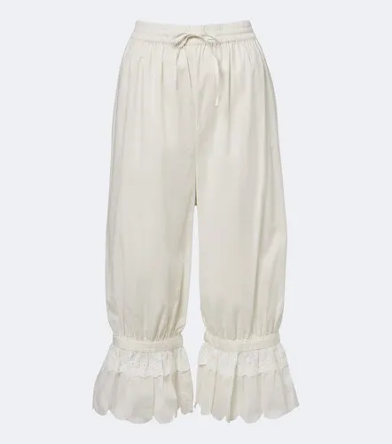 Renzo embroidered cotton voile pants - Staud - Modalova